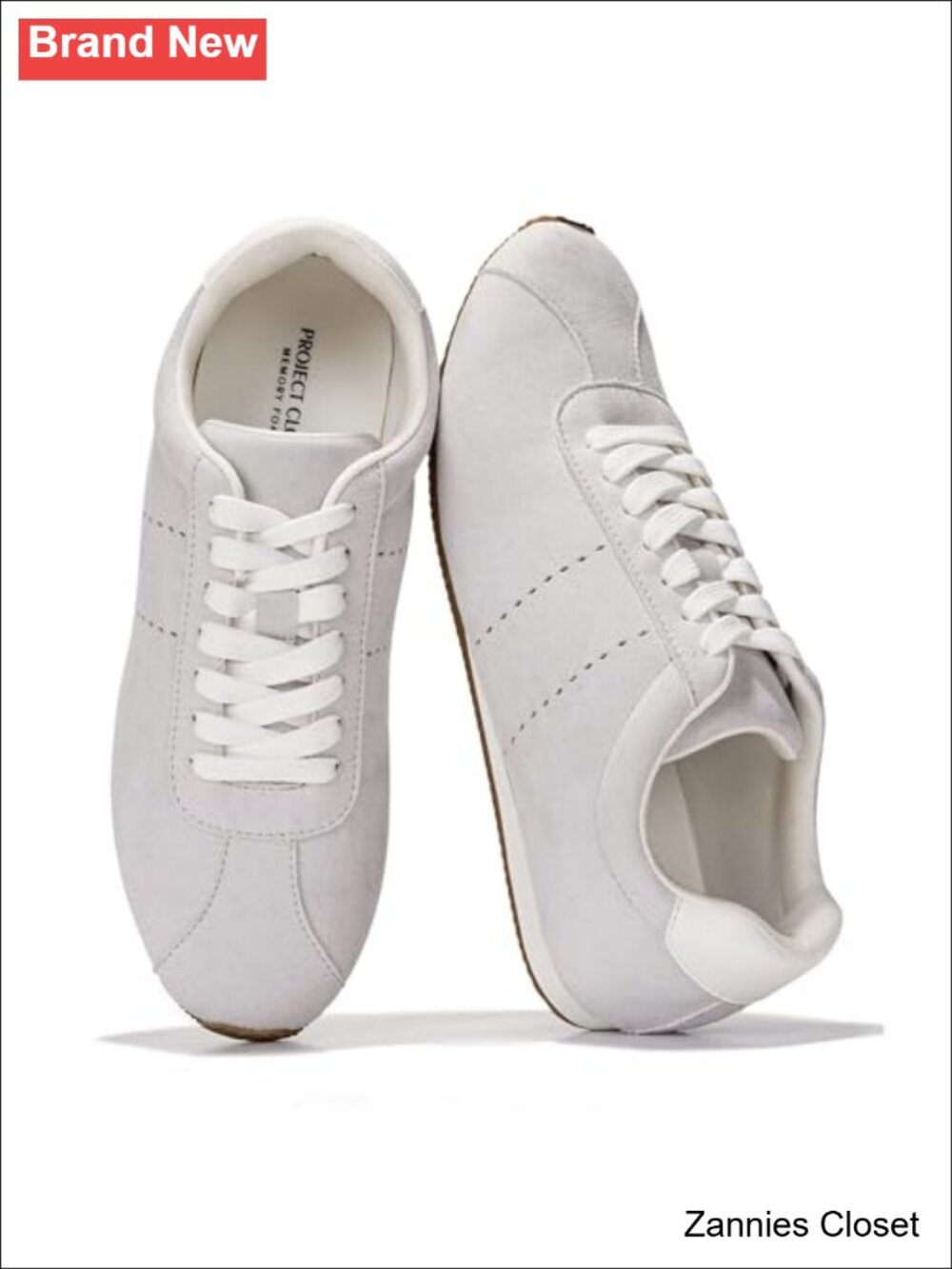 ✨Project Cloud Womens Lace-Up Sneakers Memory Foam Non-Slip Work Shoes